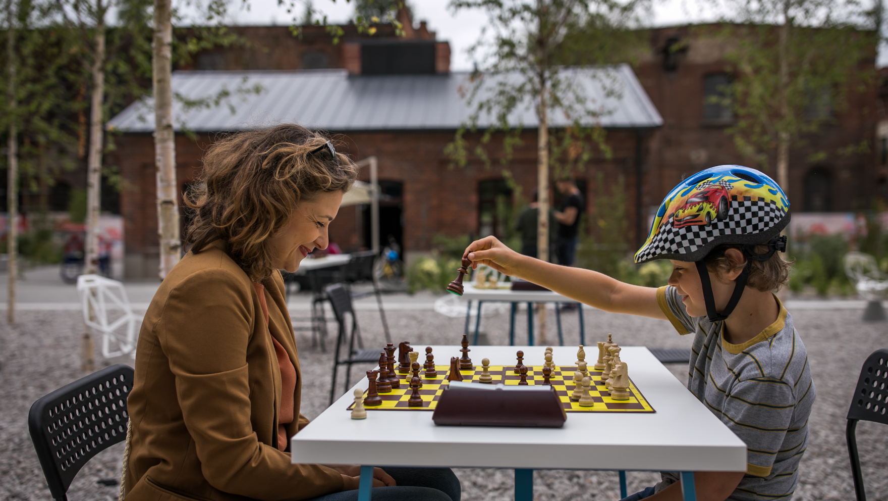 "Fusion with summer". Chess classes in the Anna's Garden