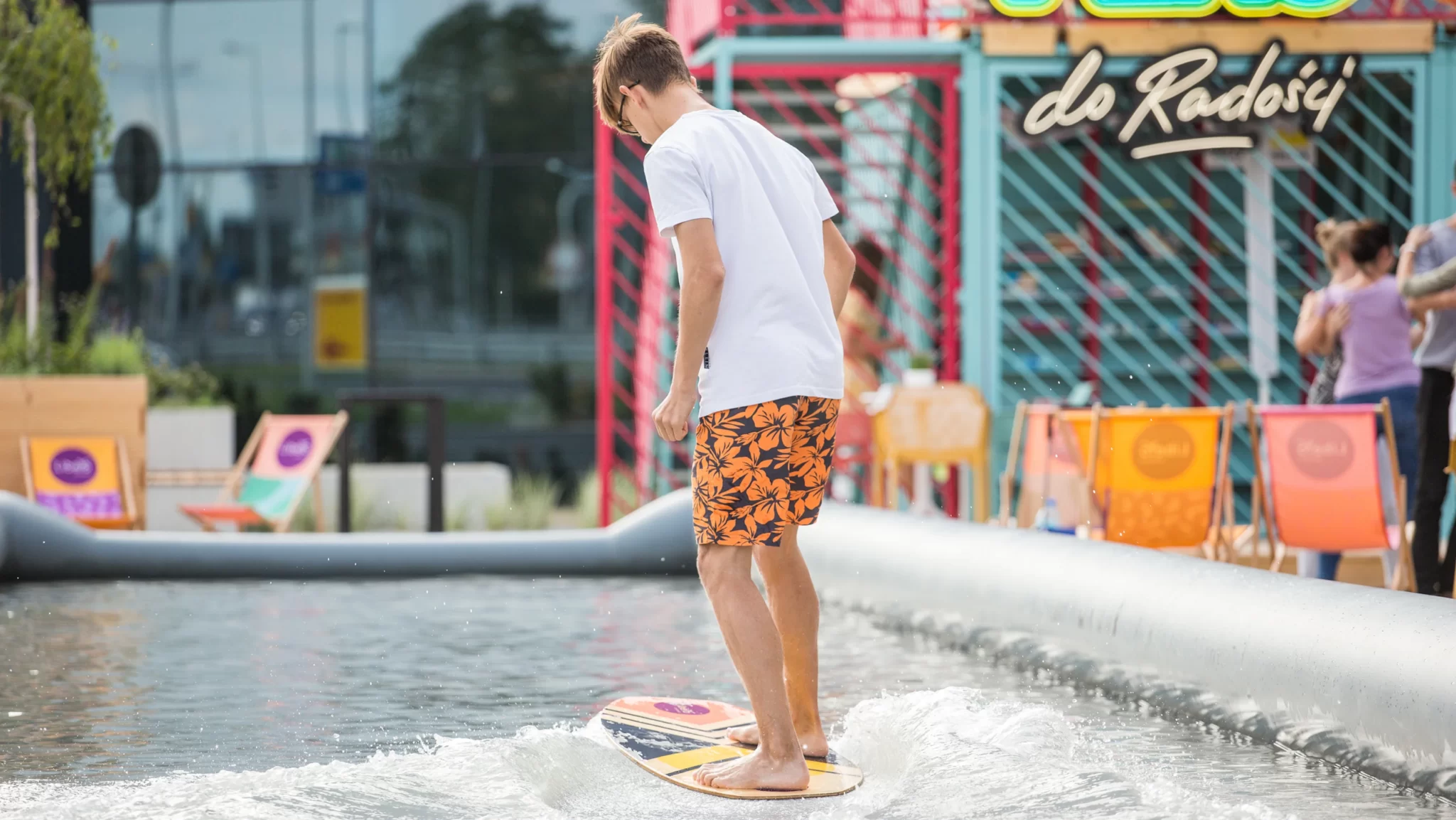 Skimboard events on Square of Joy