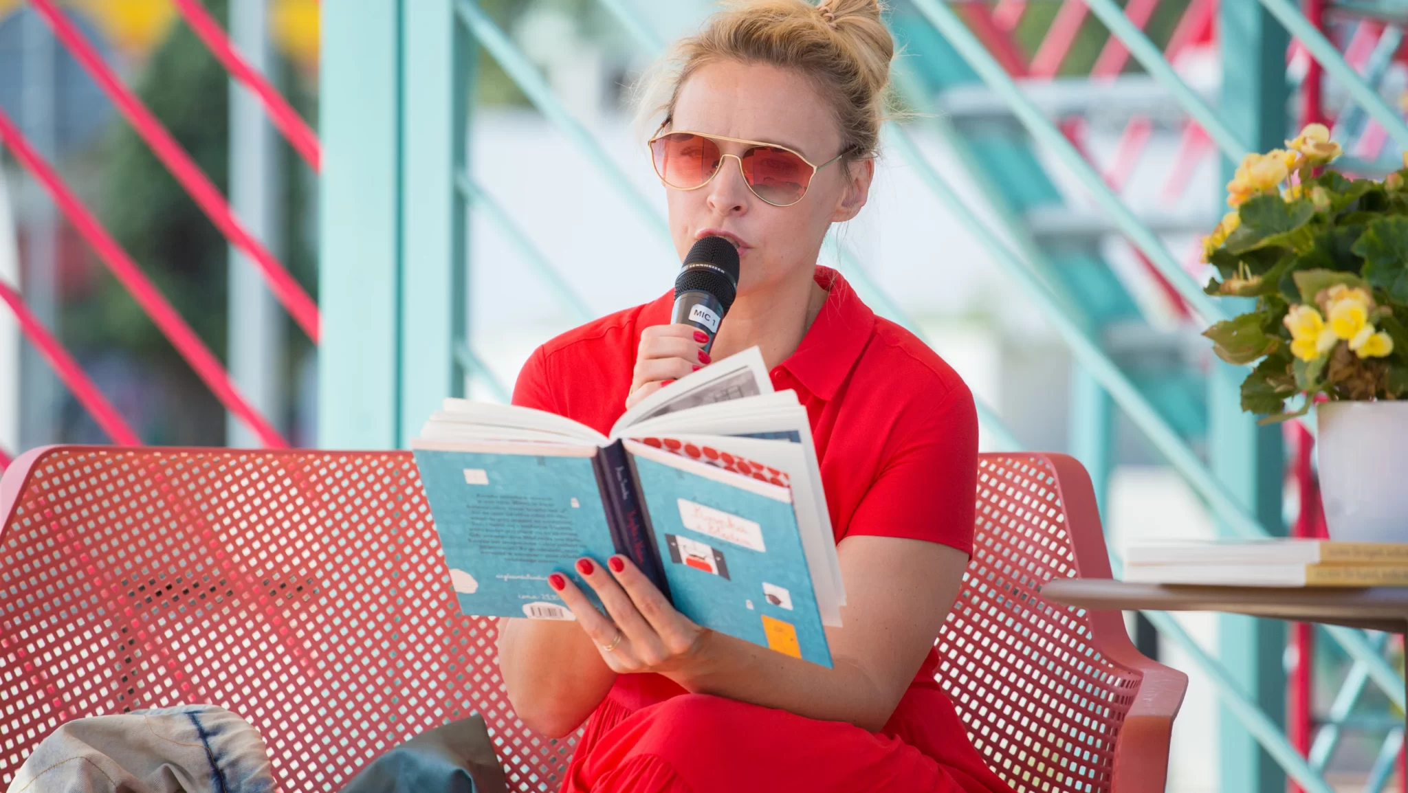 Reading books event on Square of Joy